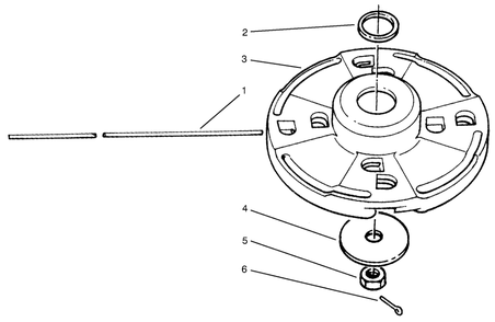 Part Location Diagram of 41-4430 Lawn Boy Washer-Plate